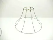 New-Old Stock Round Bell Lamp Shade Frame. 6-18-10.5". LS-240
