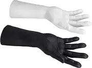 GARVALON Realistic Male Hand Mannequin Jewelry Display Holder Touchscreen Gloves Perfect for Store Home
