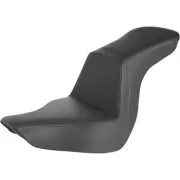 SADDLEMEN Black Smooth Step-Up Seat for 18-22 Low Rider & Sport Glide