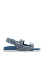 Gucci Double G Denim Sandals ( Full Sizes Availability )