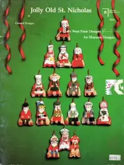 Jolly Old St. Nicholas Counted Cross Stitch Ornament Pattern Book 15824 NOS