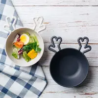 在飛比找蝦皮商城優惠-【韓國nineware】動物造型蓋碗(麋鹿)-共4色 野餐碗