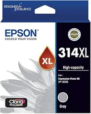 Epson 314XL (C13T01M692) Genuine Grey High-Capacity Claria Photo HD Ink Cartridge, Large