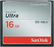 SanDisk SDCFHS-016G-G46 16GB Ultra CompactFlash Memory Card,Black, Grey