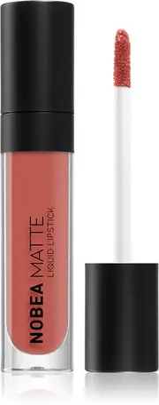 NOBEA Day-to-Day liquid lipstick matte color Rosewood #M03 7 ml