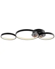 JONATHAN Y Nube 26.88in 3-Light integrated LED Flush Mount