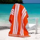 Superior Oversized Cotton Beach Towel Set of 2 Absorbent Towels for Bathroom ...