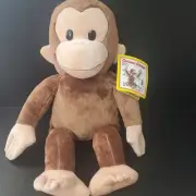 Kohls Cares Applause Curious George Plush Monkey Character 15" Soft Toy NWT