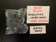 Risk 2010 GRAY ARMY Sealed NOS Never Opened Bag Game Replacements FREE SHIPPING