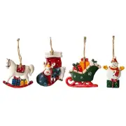 Christmas Resin Small Pendant Christmas Tree Pendant Ornaments Christmas1454