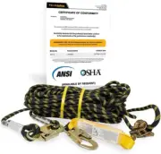- Charlotte, NC - Tsunami [Premium Braided Rope] Vertical Lifeline ANSI OSHA Rop