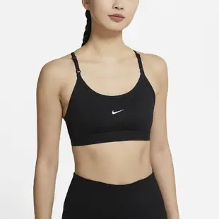 Nike 運動內衣 INDY Training Bra 女款 輕度支撐 瑜珈 健身 重訓 背心 基本款 黑 白 CZ4463010