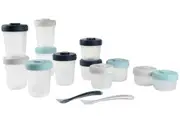 Beaba: Clip Portions Meal & Food Storage Expert Pack - Storm