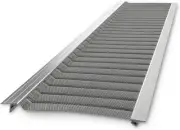 5-Inch Stainless Steel Micro-Mesh Gutter Guard with Self-Tapping Screws Included
