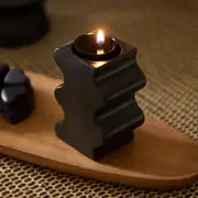 Curvy Black Tealight/SmartScents Holder