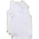 在飛比找遠傳friDay購物優惠-【Lacoste】2023男時尚棉質彈力白色背心3件組(預購