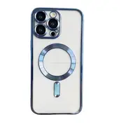 Magsafe TPU Case 12 Shiny Dark Blue Case Shockproof Cover
