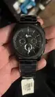 Fossil FS4487 Machine Chronograph Black Dial Silicone Men's Watch