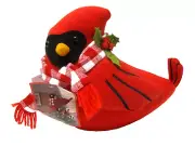 Red Cardinal 10”×14” Tree Topper New