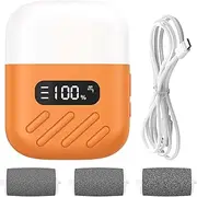 Electric Foot File, Pedicure Foot Scraper, Electrc Callus Remover |Rechargeable Heavy-Duty Heel Grinder for Hard Skin, Foot Scraping Tool for Softening Calluses, Rechargeable Foot Grinder for Foot
