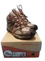 NEW BOX MERRELL WOMENS Sz9 GRASSHOPPER SPORT MID WTPF BRINDLE HIKING BOOTS SHOES
