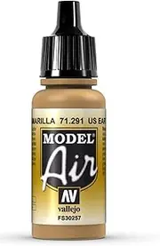 Vallejo Model Air US Earth Yellow 17 ml Miniatures