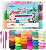 36 Colors Air Dry Clay for Kids, Modeling Clay Kit, Magic Foam DIY Clay