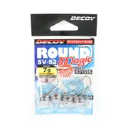 Decoy Round Magic SV-52 Finesse Ajing Fishing Jig Head #1/4oz #3