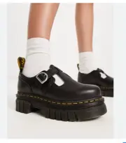 Dr. Martens AUDRICK NAPPA LUX PLATFORM MARY JANES MSRP$190 COMFY & CHIC