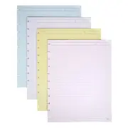 TUL Note-Taking System Discbound Refill Pages, Letter Size, 100 Pages, Assorted