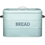 【KITCHENCRAFT】復古麵包收納盒 藍(麵包收納籃 食物盒)