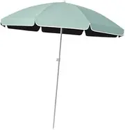5ft 6ft Outdoor Umbrellas For Patio, 7.8ft Market Table Garden Beach Umbrella Waterproof Sun Umbrella for Patio or Take to The Beach, Easy to Assemble