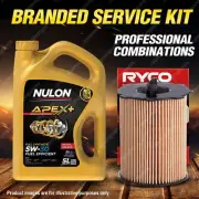 Ryco Oil Filter Nulon 5L APX5W30A5 Engine Oil Kit for Volvo V40 4cyl (for: Volvo)