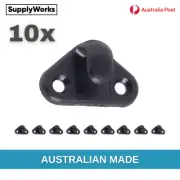 Plastic Ute Hooks for Bungee Stretch and Tonneau Loops 10 Pack INC TRACKING