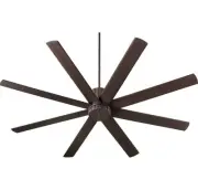 Quorum 96728-86 Proxima 72" 8-Blade Indoor Ceiling Fan in Oiled Bronze