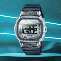 在飛比找PChome24h購物優惠-CASIO 卡西歐 G-SHOCK 透明迷彩 經典方形電子錶