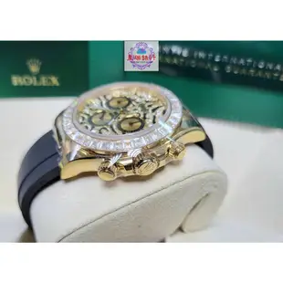 Rolex 勞力士 迪通拿 Daytona 116588TBR 老虎迪 黃K金 原廠鑲鑽 116518LN