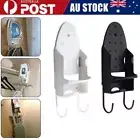 Wall Mounted Iron Holder Ironing Board Cupboard Door Bracket Hanger Tidy Storage