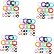 5sets Scissors Ring Fingernail Wide Scissor Rings Mallet Hair Scissors Finger Grips Thumb Inserts Finger Scissor Thumb Inserts Scissor Inserts Tip Shear Thumb Inserts 20pcs*5