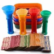US Coin Sorting Tray Counting / Wrapping Tubes 200 Coin Wrappers For Quarters