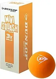 Dunlop Youth Squash Training Balls(3-Pack)