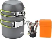 ZENWORYS Sale Camping Pots Cookware Set Portable Outdoor Cooking Tableware forHiking Trekking Picnic Fishing Mountaineering