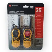Motorola Talkabout 2-Way Radios MT350R Up To 35mi Range Weatherproof, Flashlight