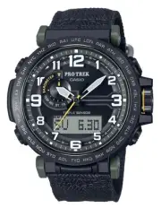 Casio PRO TREK Men's Black & Green AnaDigi Watch - PRG601YB-3
