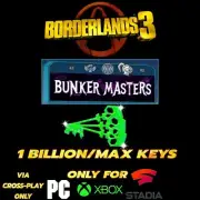 All Platforms Borderlands 3 Billion/Max Bunker Masters "Vault Card 3" Keys