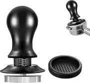 [Gocoffun] Espresso Tamper 53mm, 30lb Coffee Calibrated Spring Loaded Tamper with Stainless Steel Base, Barista Tools Fits for 53mm 54mm Portafilters