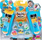 MrBeast Lab Swarms Atomic Series 12 Pack – Python Panther, Add Water, Shake The Test Tube and Reveal 2 of 12, 1-inch (2.5 cm) MrBeast Swarms Collectible Micro Beasts. 85+ to Collect!