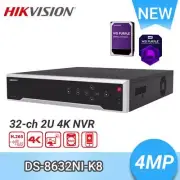 Hikvision DS-8632NI-K8 32CH Network Video Recorder 2 HDMI 8 SATA for IP Camera