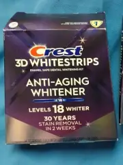Crest 3D Whitestrips 18 Levels Whiter 30 Years Stain Removal 28 Strips