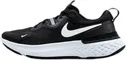 [Nike] Women's Legend React Running Shoes, Black White Dark Grey Anthracite, 3 UK